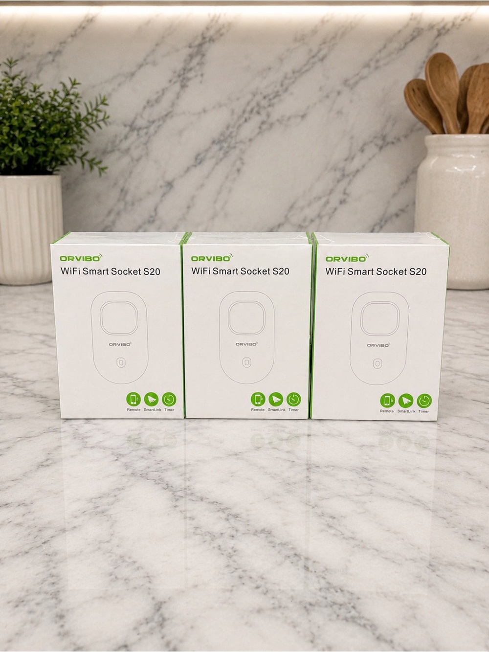 Orvibo S20 Wi-Fi Smart Sockets – Brand New In Box (Lot of 3)